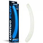 Двусторонний фаллоимитатор Lovetoy Lumino Play (37×3–3,8 см)