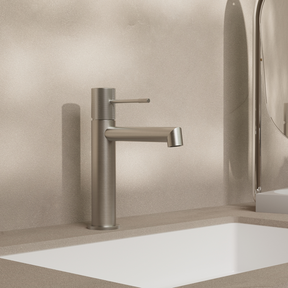 Смеситель для раковины Vincea Desire VBF-1D1BN однорычажный, брашированный никель