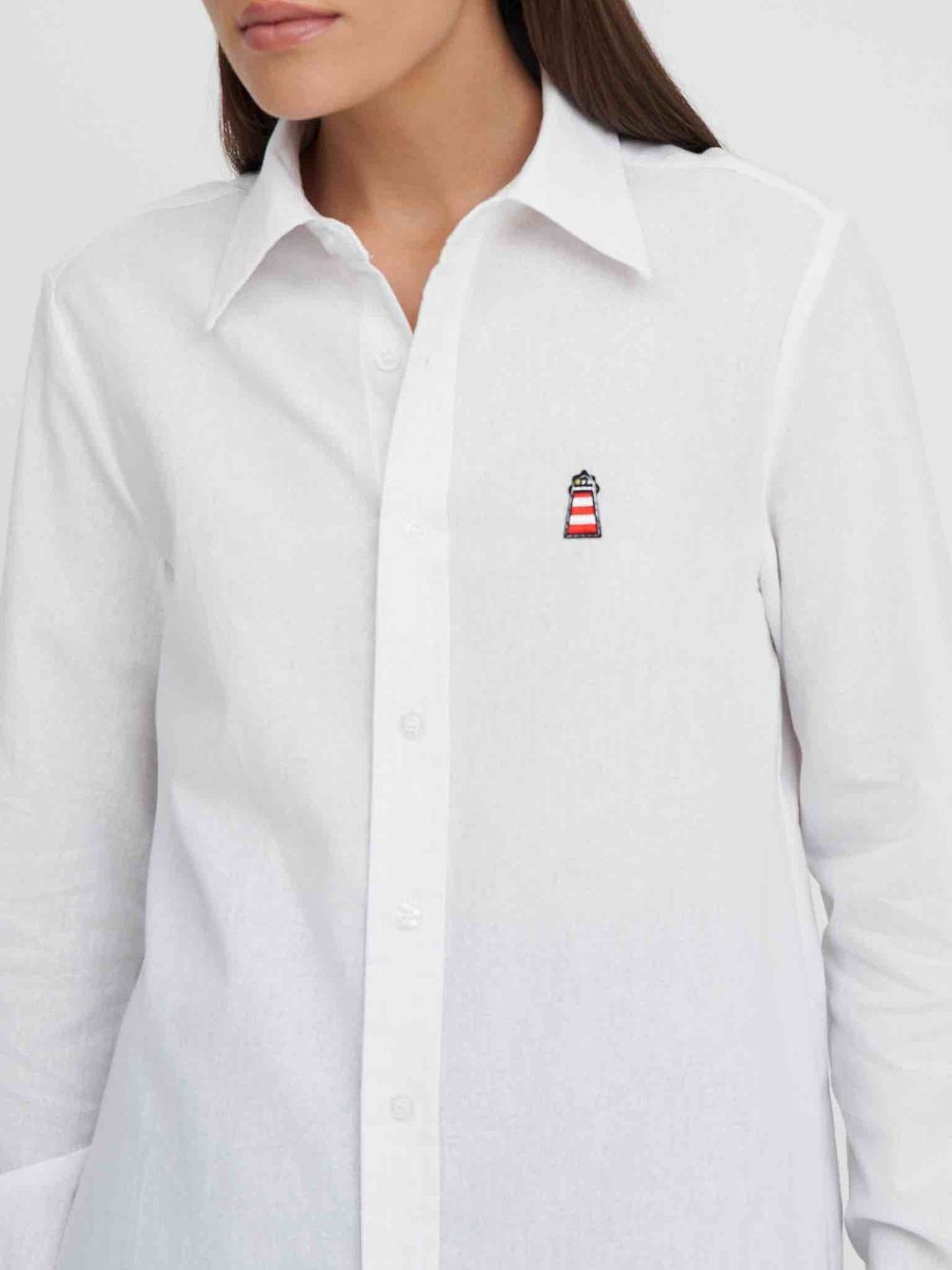 Рубашка Kefirmaykifer Тонкая белая