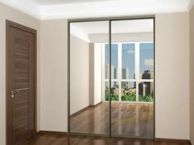 Дверь-купе 2650*900 мм, шампань матовая, форма ручки-С crimp