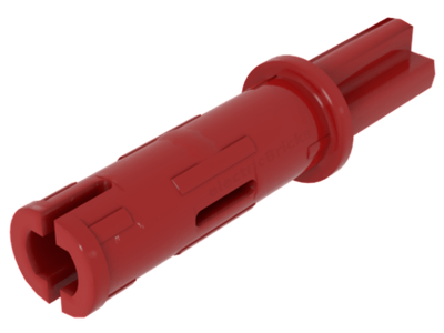 Lego 50шт Осевой палец 3L с продольными выступами трения и ось 1L (красный) 11214 / 6209519