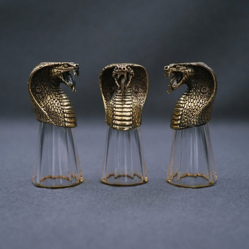 Подарочный набор лафитников "Кобра" 3 шт.