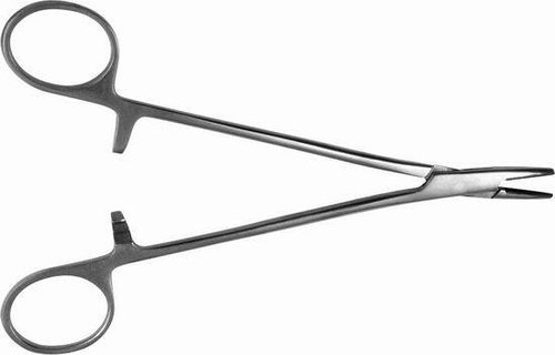 ТМ- И-10-7 Иглодержатель сосудистый, армир. тв. сплавом, 160 мм (НОВОЕ ИСПОЛНЕНИЕ)