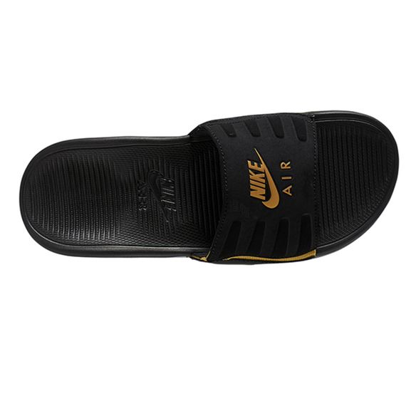 Nike Air Max Camden Slides 'Black Metallic Gold'