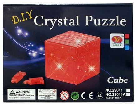 Пазл 3D кристаллический "Куб"