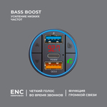 FM-трансмиттер Wave Lite, QC/PD, LED, 48Вт, ENC, Bass boost, черный