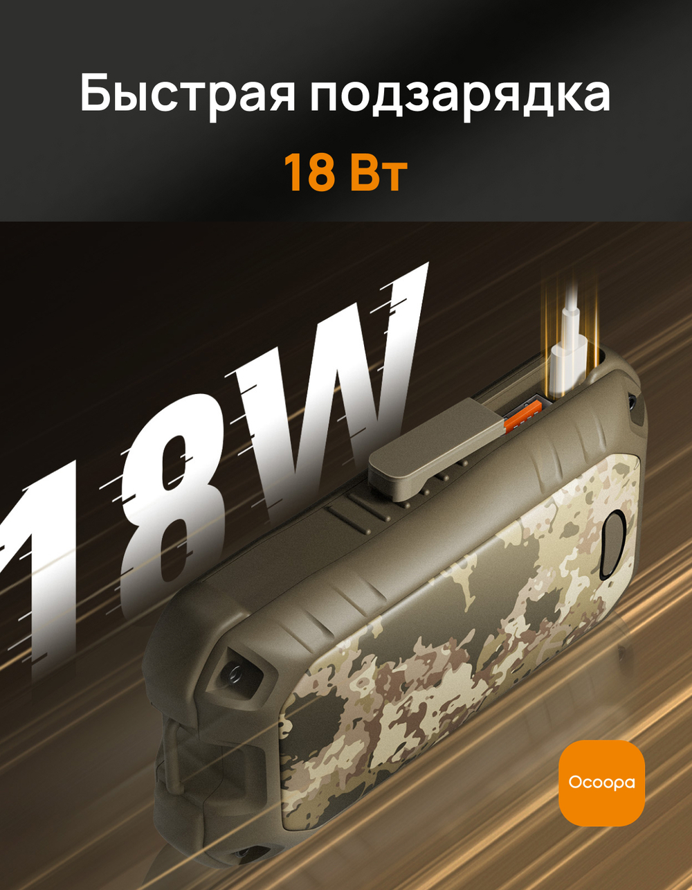 Электрическая грелка Ocoopa UT4 Extreme Camouflage