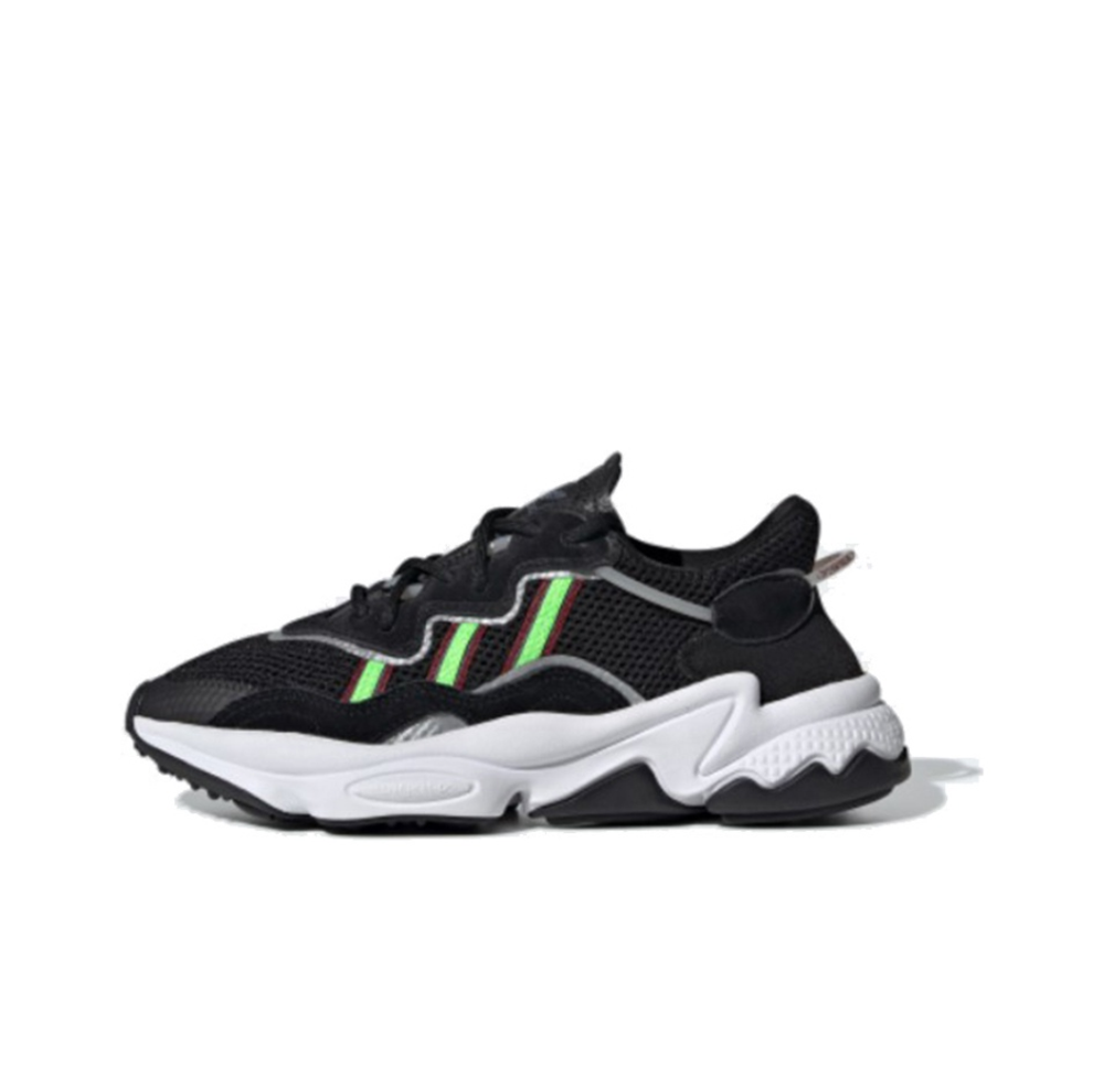 Женские кроссовки Adidas Originals Ozweego 'Black Solar Green' EE7772