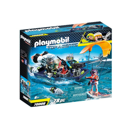 Playmobil - Лодка TEAM SHARK с гарпуном 70006