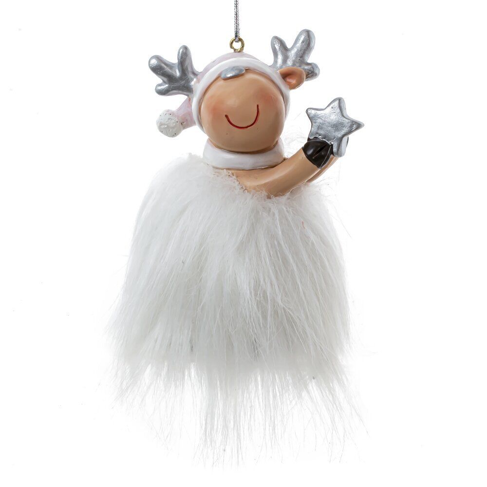 GAEM Фигурка декоративная подвесная "Олень", L6 W6 H10 см, 2в.