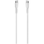 ttec USB-C - USB-C 60W PD/QC Fast Charging/Data Cable, 120cm, White