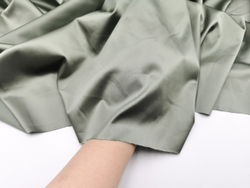 Атлас-стрейч, Италия, эластичный, бельевой, Олива