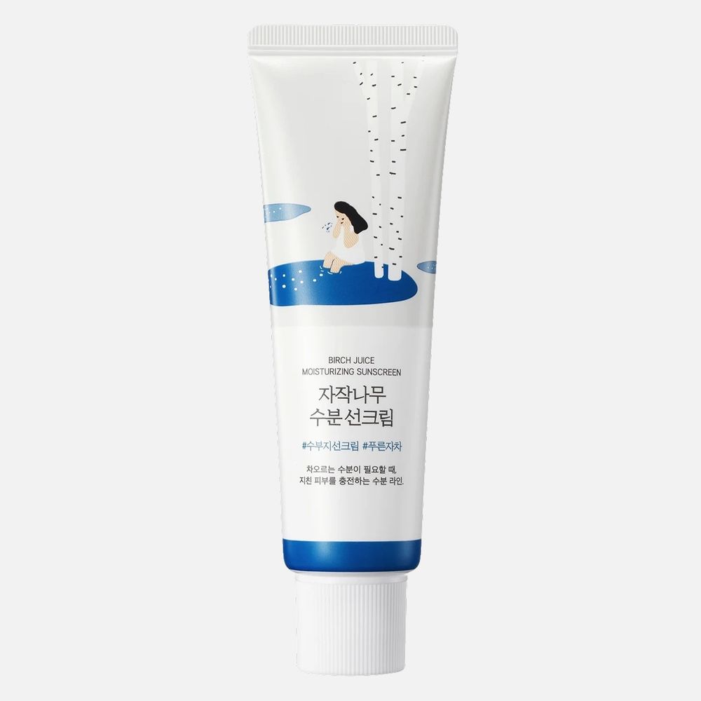 ROUND LAB Birch Juice Moisturizing Sunscreen Солнцезащитный увлажняющий крем с березовым соком SPF 50+, 50 мл ROUND LAB Birch Juice Moisturizing Sunscreen Солнцезащитный увлажняющий крем с березовым соком SPF 50+, 50 мл