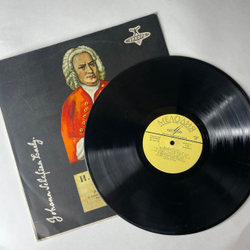 Винтажная виниловая пластинка LP И. С. Бах, Барок хор И Инстр. Ансамбль, М. Куро, Магнификат Ре Мажор, B. 243, Кантата №31 (СССР 1969)