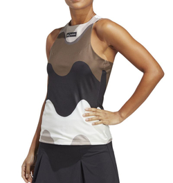 Женский топ теннисный Adidas Marimekko Tennis Tank Top - разноцветный