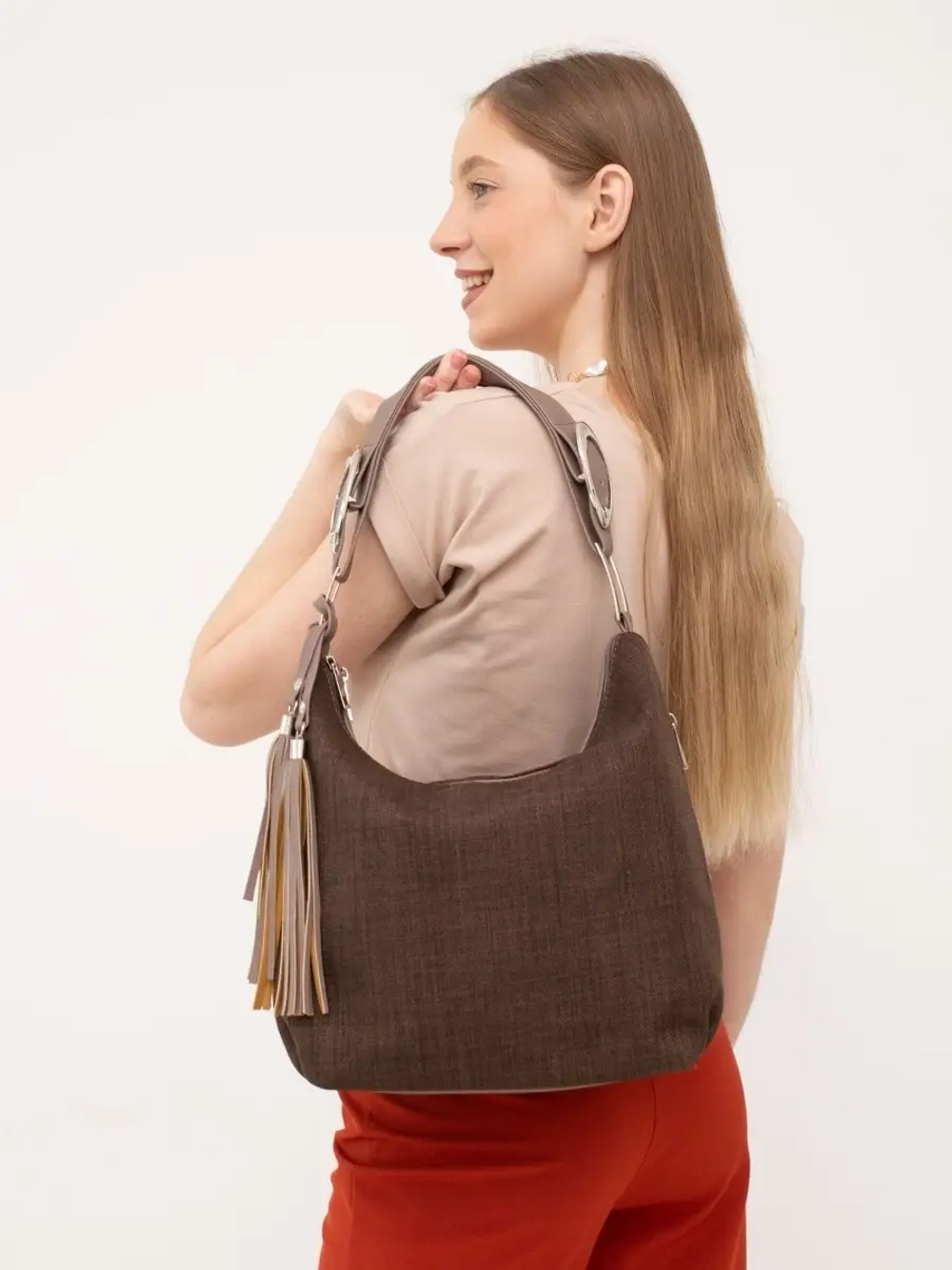 Сумка через плечо большая шоппер мешок спортивная