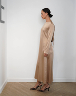 Платье "Утонченная" в песочном