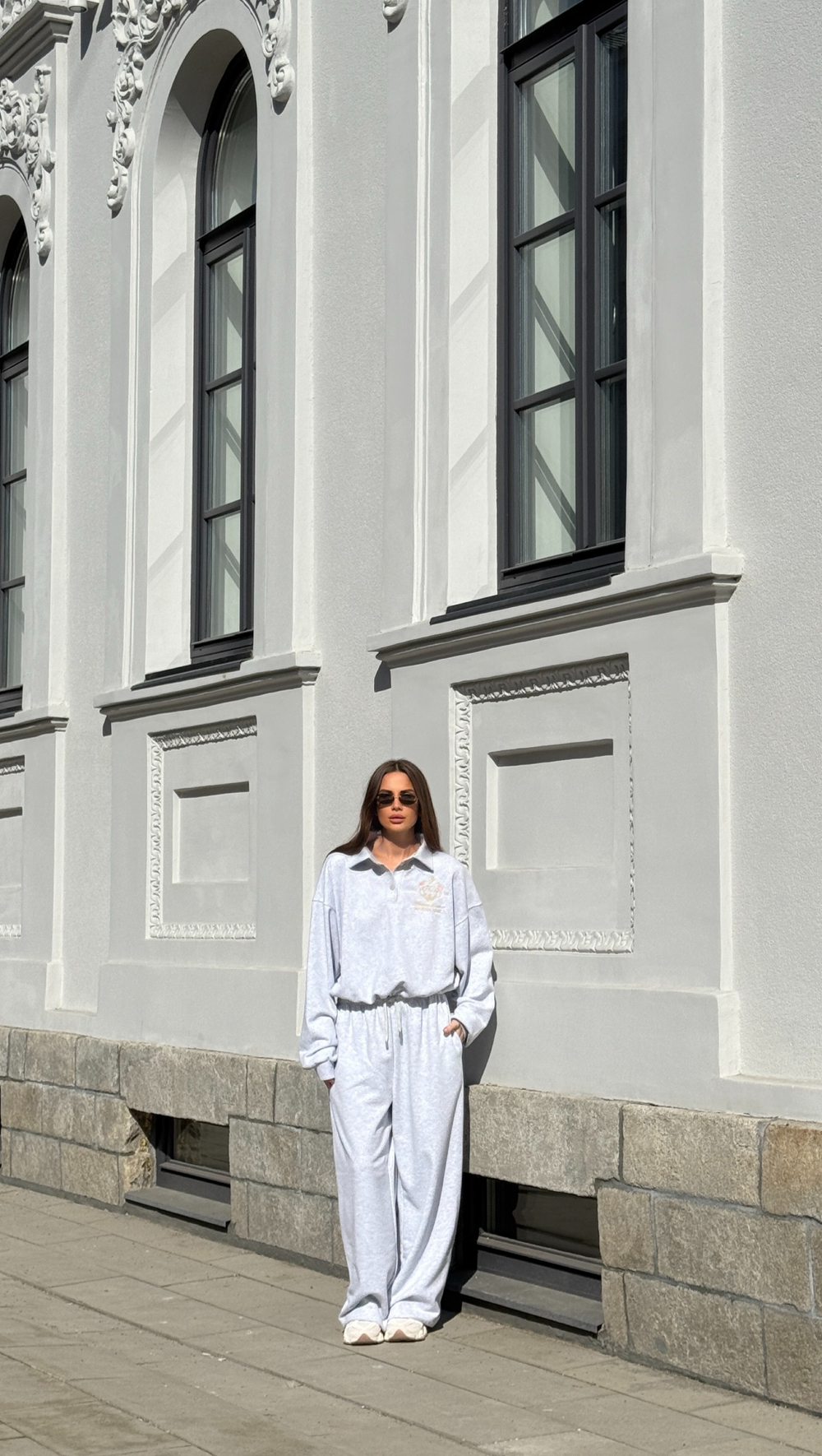 Костюм "Эссенция" серый меланж