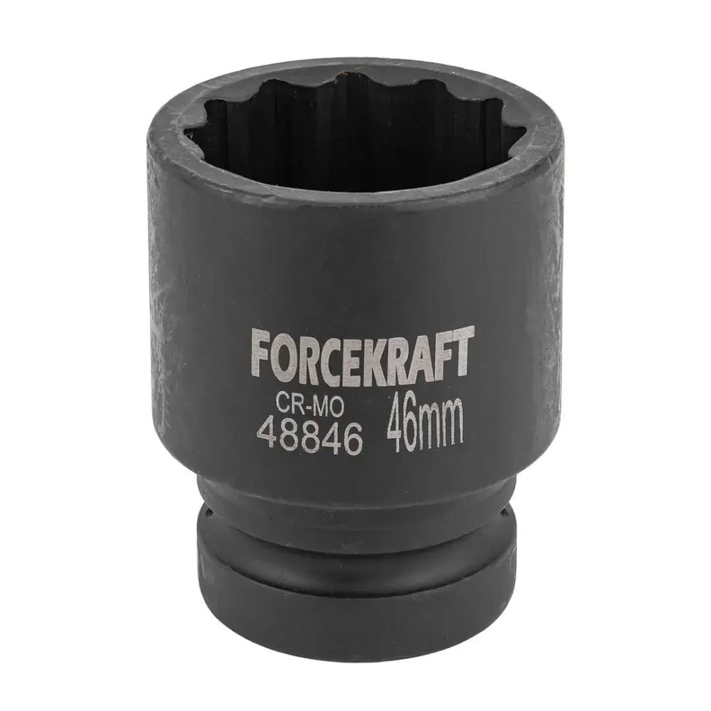 Головка ударная 1'', 46мм (12гр.) FORCEKRAFT FK-48846