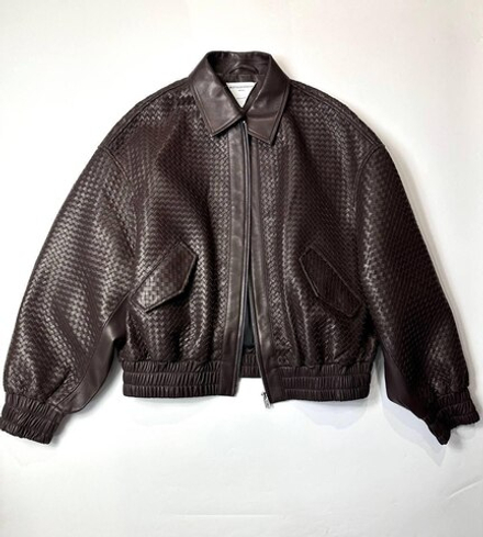 Кожаная куртка Bottega Veneta