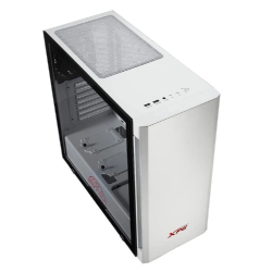 Корпус для компьютера XPG INVADER WHITE (INVADER-WHCWW) (Midi-Tower, белый, TG, 120mm fan*2)