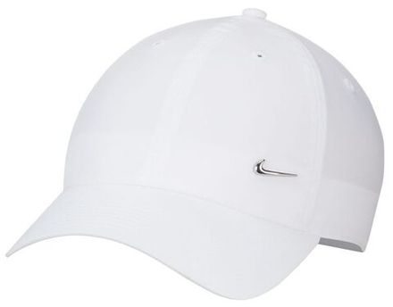 Теннисная кепка Nike Dri-Fit Club Unstructured Metal Swoosh Cap - White