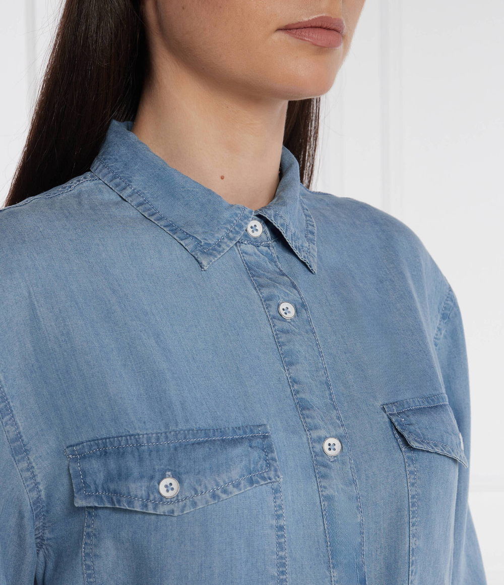 Платье с ремешком ERINE Pepe Jeans London - голубой(PL953485)