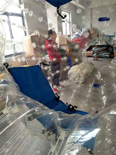 Зорб ПВХ"Капля", усиленные сиденья, диаметр 2.8 м