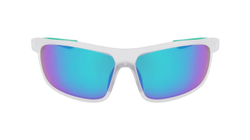 Теннисные очки Nike Windtrack Run - matte clear/green mirror