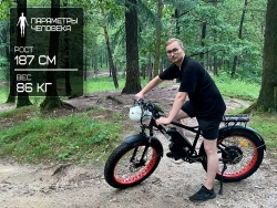 Электрофэтбайк Elbike Phantom Elite (Черный)