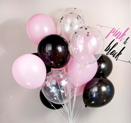 Pink and black set (от 14 шт)
