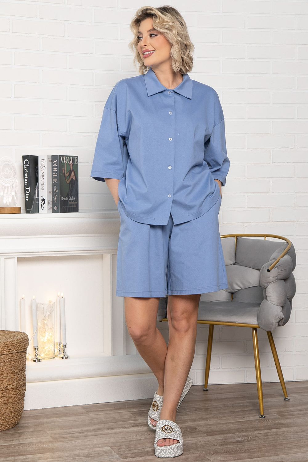 Костюм домашний Облачный уют (голубой) К14981-53М LT Collection