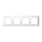 ATLASDESIGN AIR 4-постовая РАМКА, БЕЛЫЙ/дымчатый белый