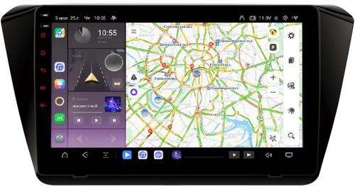 Магнитола для Skoda Superb 2015+ (без штатного усилителя) - Kuberg QLed, Android 13, Быстрейшая, CarPlay, SIM-слот