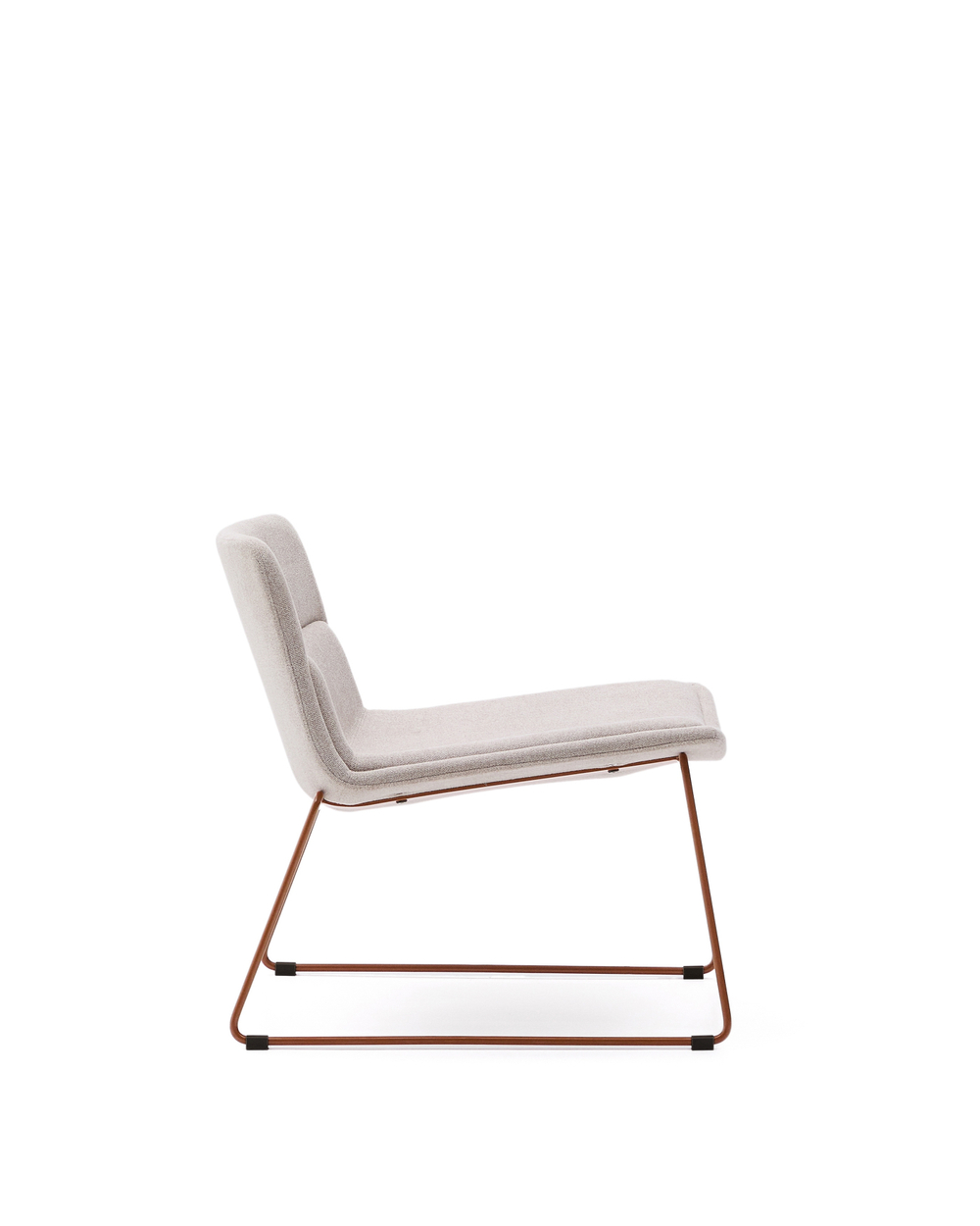 Zahara Стул со стальными ножками полиэстер бежевый