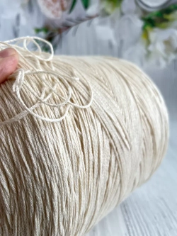 Пряжа хлопковая с люрексом