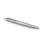 Ручка гелевая Parker "Jotter Stainless Steel CT" черная, 0,7мм, кнопочный механизм, подарочная упаковка