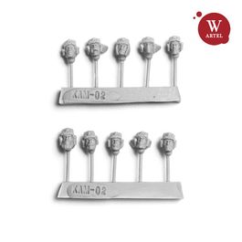 Набор голов: Space Kamrades heads Kam-02