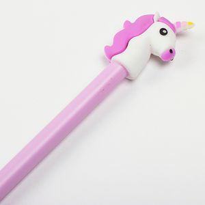 Ручка Unicorn Purple черная гелевая