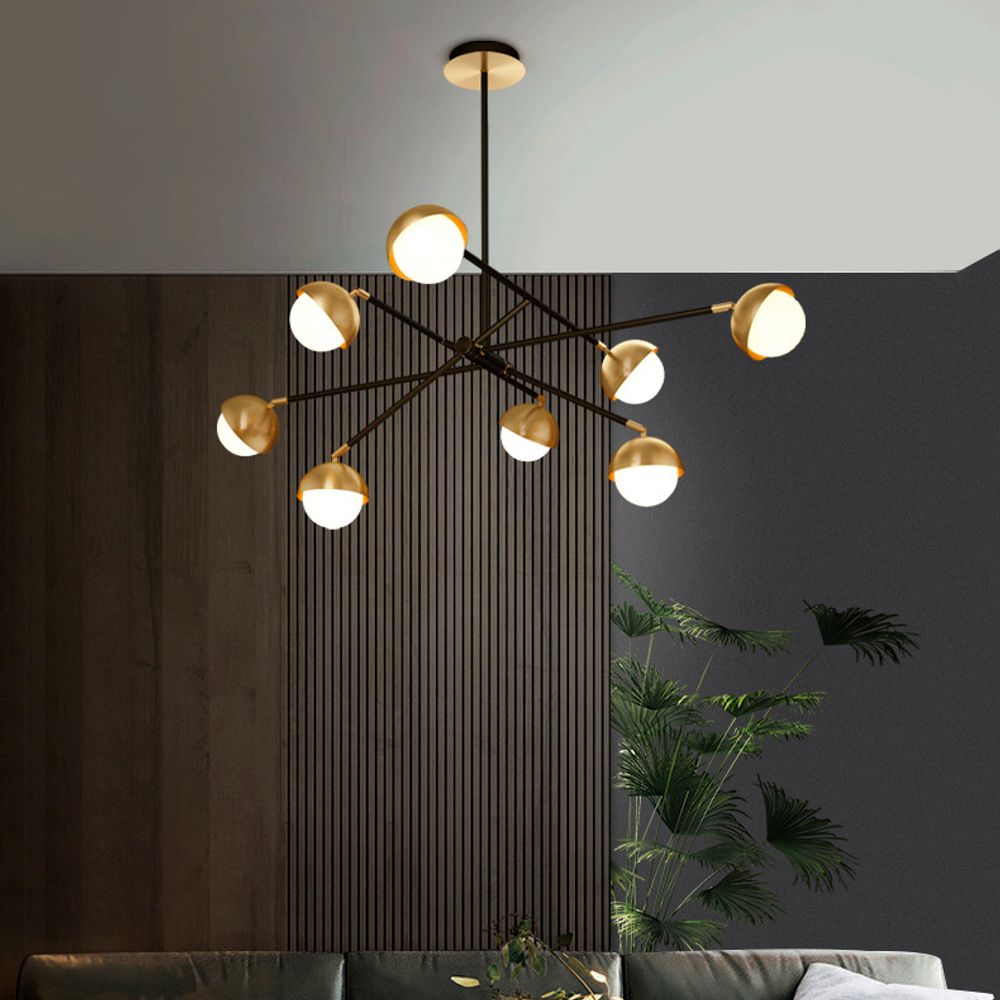 Люстра На Штанге Kendall L10 Black Gold By Imperiumloft