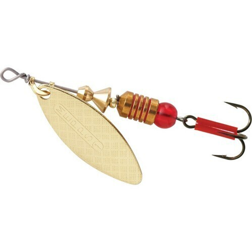 Блесна для рыбалки вращающаяся AGLIA LONG 2, Black