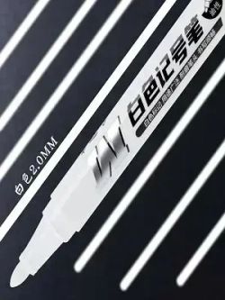 Маркер белый строительный (Перманентный) 3шт.