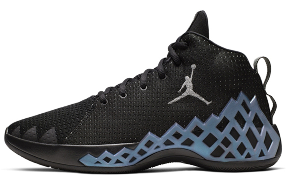 Jordan Jumpman Diamond Mid Black Metallic Silver