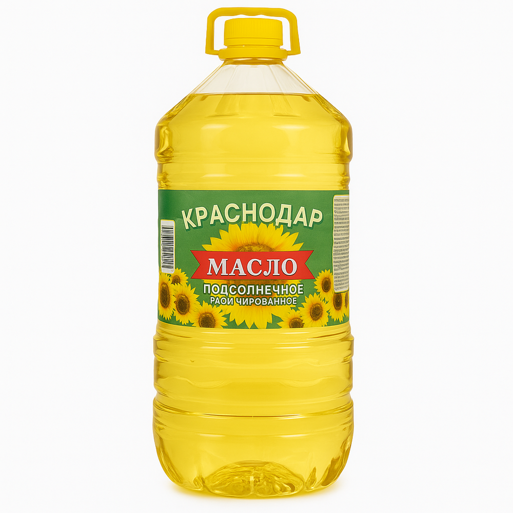 Масло подсолнечное Краснодар 5 л