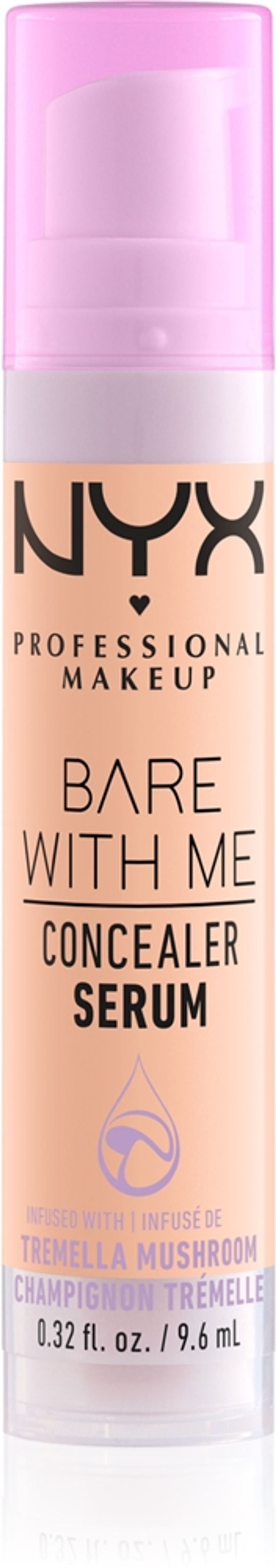 NYX Professional Makeup Bare With Me Concealer Serum - Корректор увлажняющий 2 в 1 оттенок 2.5 Medium Vanilla, 9 ml