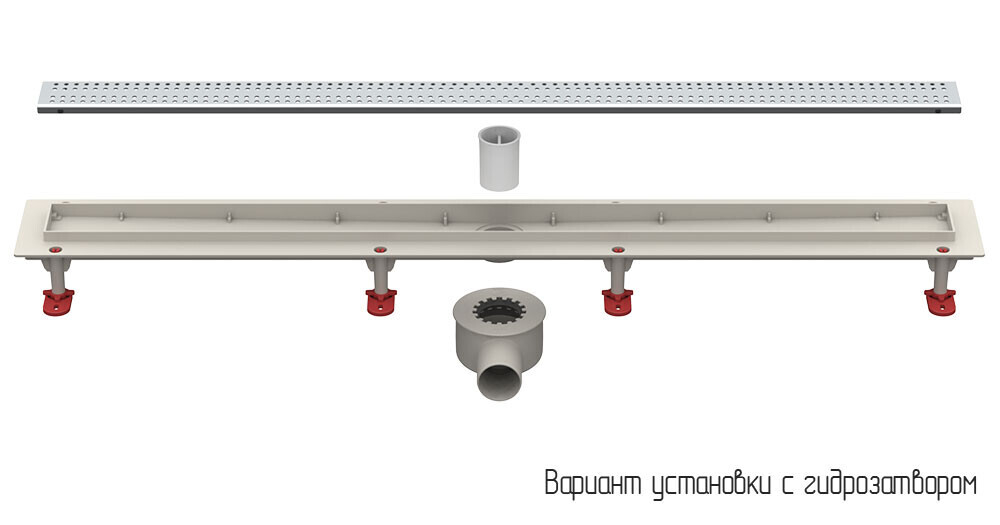 ТП-55B-900 Трап линейный горизонтальный D50 мм