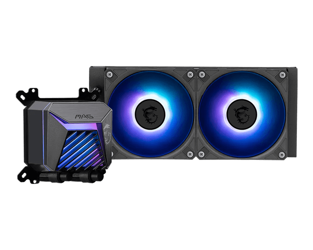 Водяное охлаждение для CPU MAG CORELIQUID A15 240 Socket Intel/AMD, ARGB, Fan 2x120см Черный