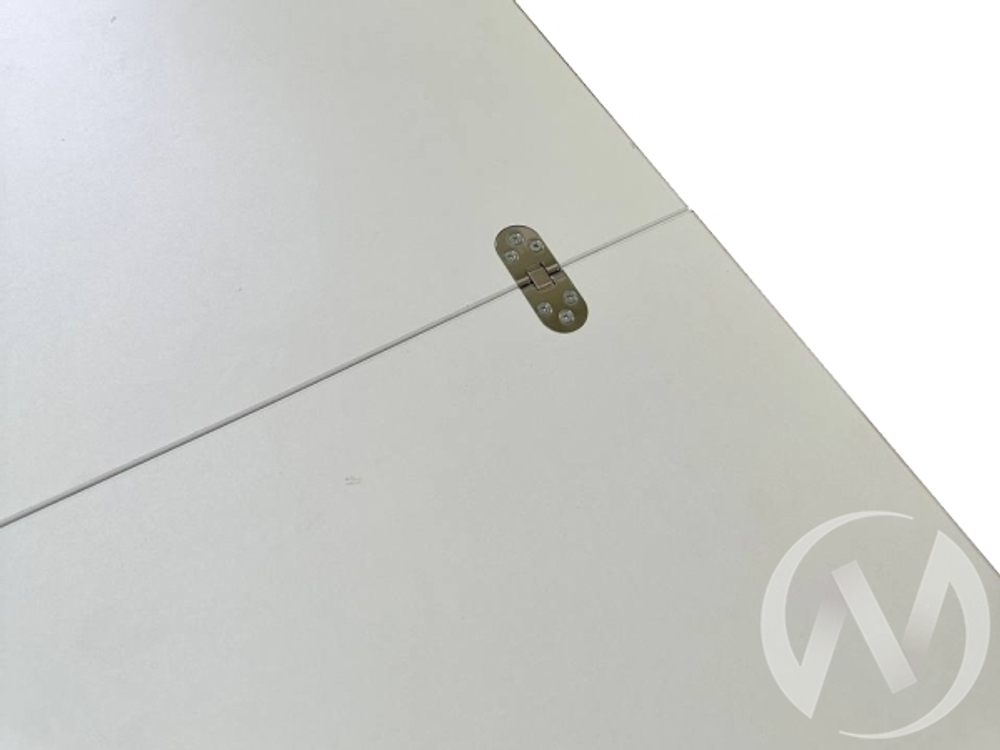 Стол раздвижной Ломберный (опоры хром/ЛДСП белый; кромка белый)