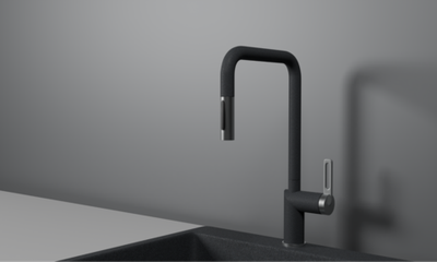 Granula GR-8173, ГРАФИТ, СМЕСИТЕЛЬ КУХОННЫЙ С ВЫДВИЖНЫМ ИЗЛИВОМ