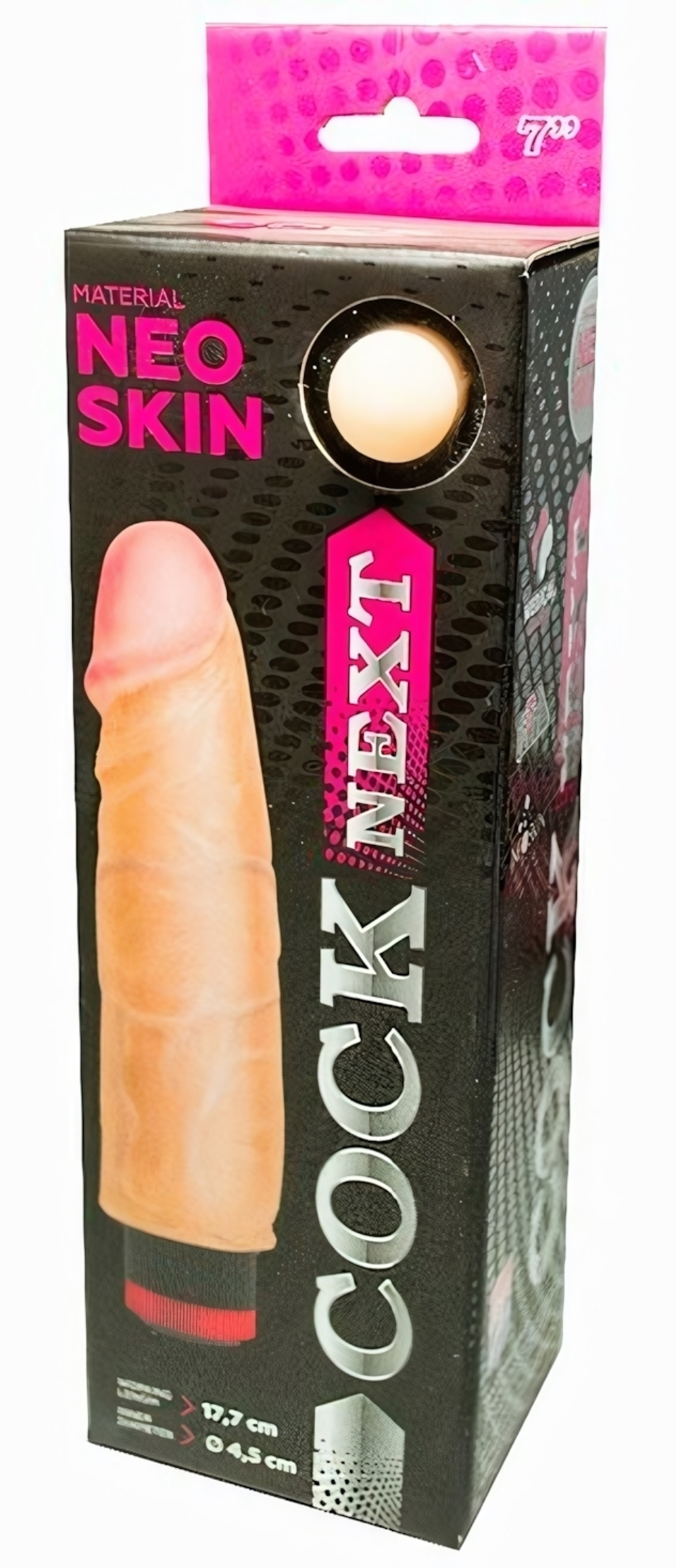 Реалистичный вибратор Cock Next (17,7 см) (Цвет: телесный)